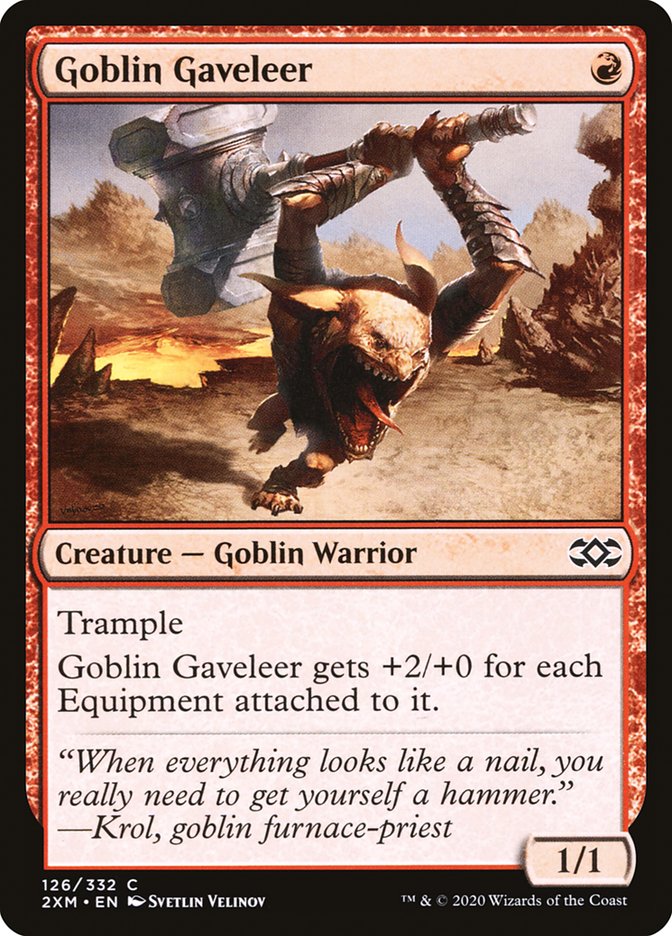 Goblin Gaveleer [Double Masters] | Jomio and Rueliete's Cards and Comics