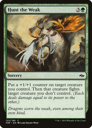 Hunt the Weak [Fate Reforged] | Jomio and Rueliete's Cards and Comics