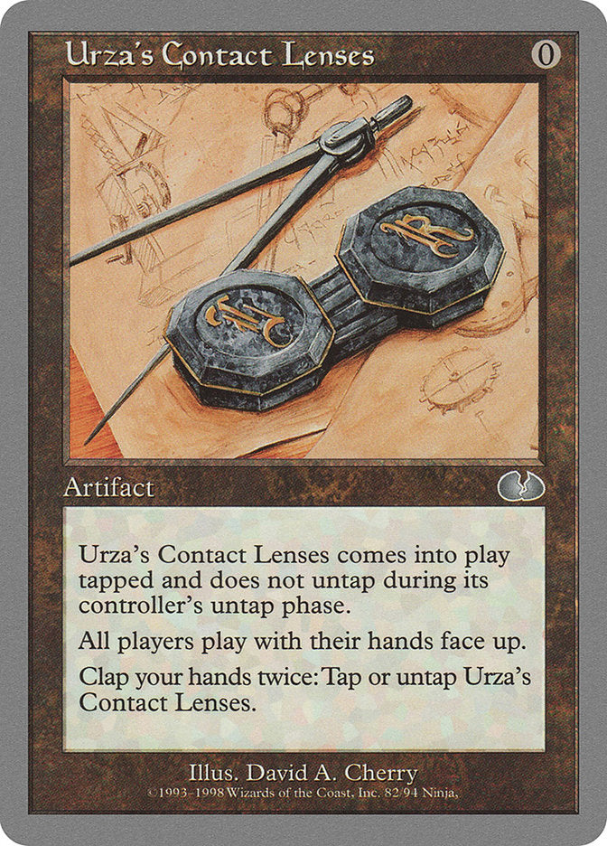 Urza's Contact Lenses [Unglued] | Jomio and Rueliete's Cards and Comics