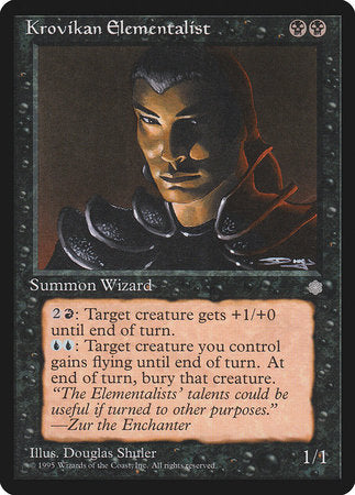 Krovikan Elementalist [Ice Age] | Jomio and Rueliete's Cards and Comics
