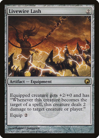 Livewire Lash [Scars of Mirrodin] | Jomio and Rueliete's Cards and Comics