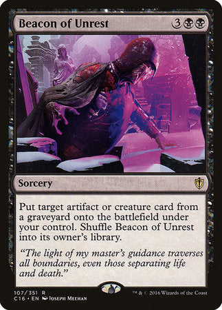 Beacon of Unrest [Commander 2016] | Jomio and Rueliete's Cards and Comics