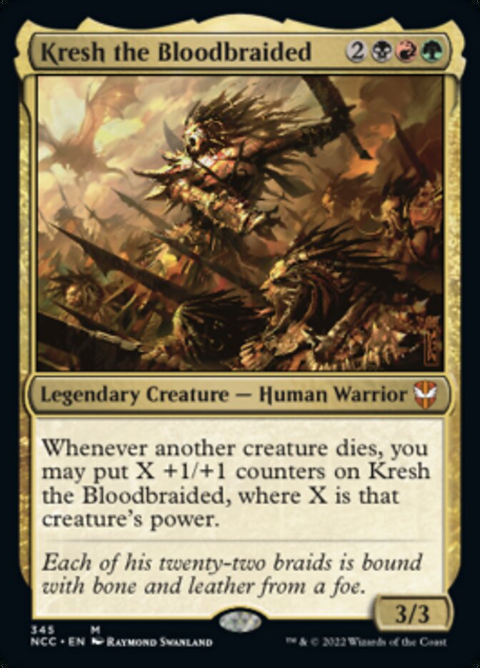 Kresh the Bloodbraided [Streets of New Capenna Commander] | Jomio and Rueliete's Cards and Comics