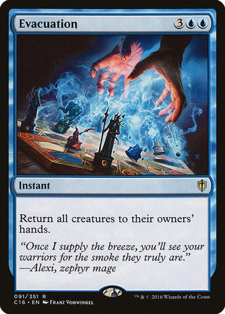 Evacuation [Commander 2016] | Jomio and Rueliete's Cards and Comics