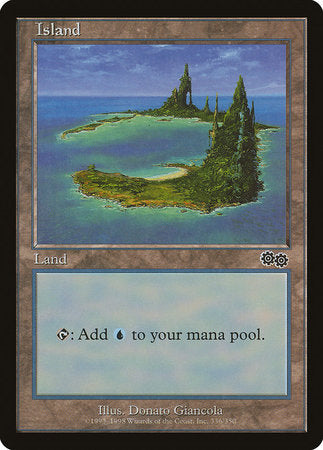 Island (336) [Urza's Saga] | Jomio and Rueliete's Cards and Comics