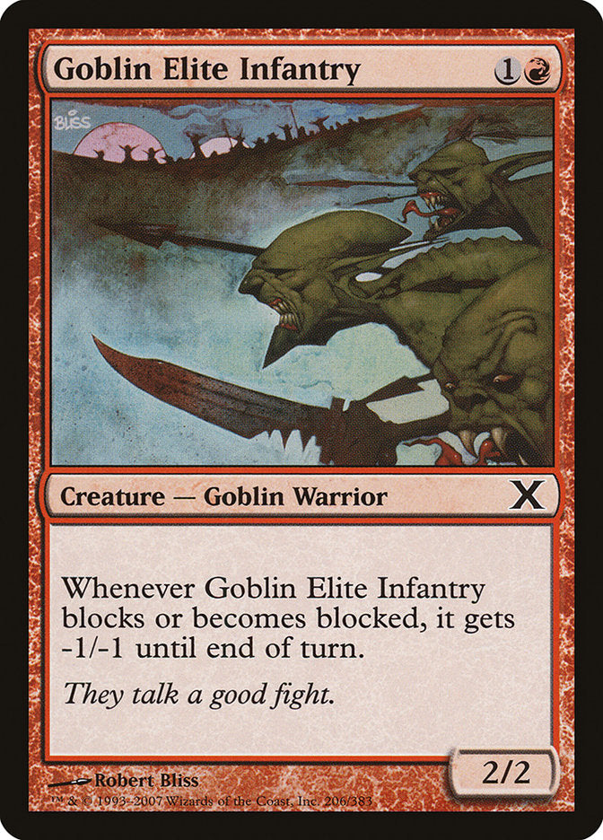 Goblin Elite Infantry [Tenth Edition] | Jomio and Rueliete's Cards and Comics