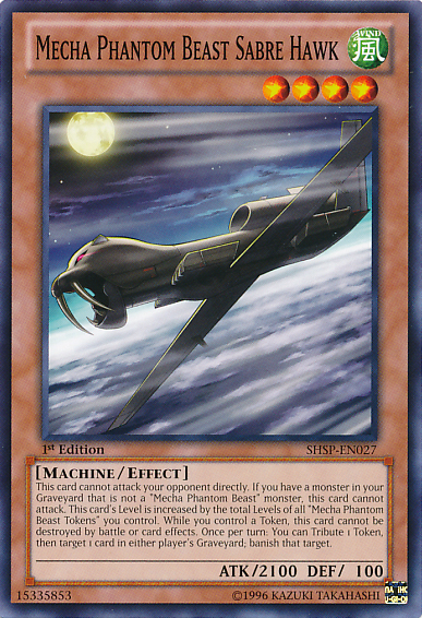 Mecha Phantom Beast Sabre Hawk [SHSP-EN027] Common | Jomio and Rueliete's Cards and Comics