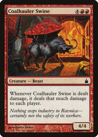 Coalhauler Swine [Ravnica: City of Guilds] | Jomio and Rueliete's Cards and Comics