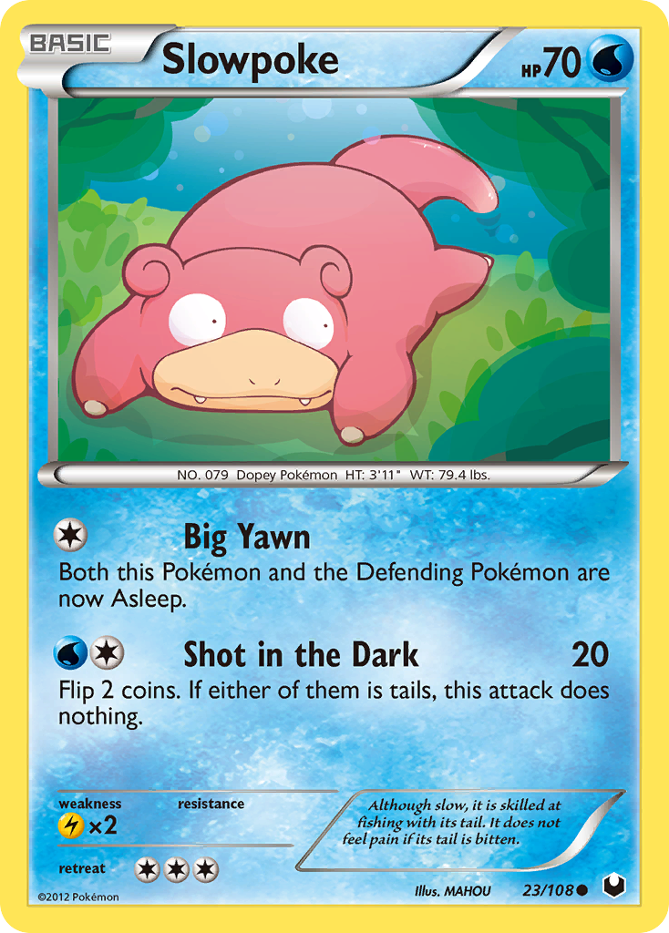 Slowpoke (23/108) [Black & White: Dark Explorers] | Jomio and Rueliete's Cards and Comics