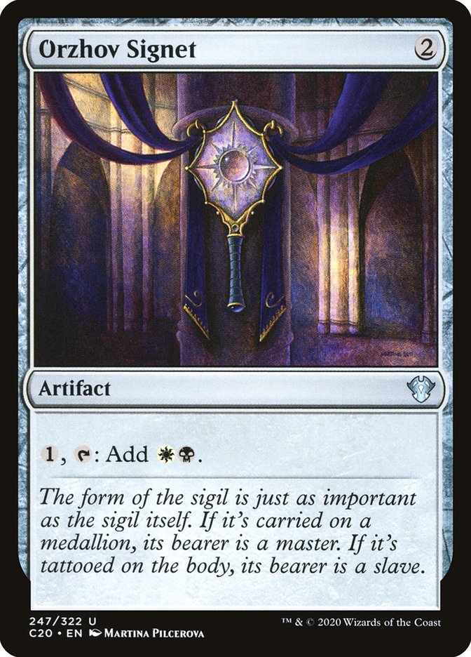 Orzhov Signet [Commander 2020] | Jomio and Rueliete's Cards and Comics