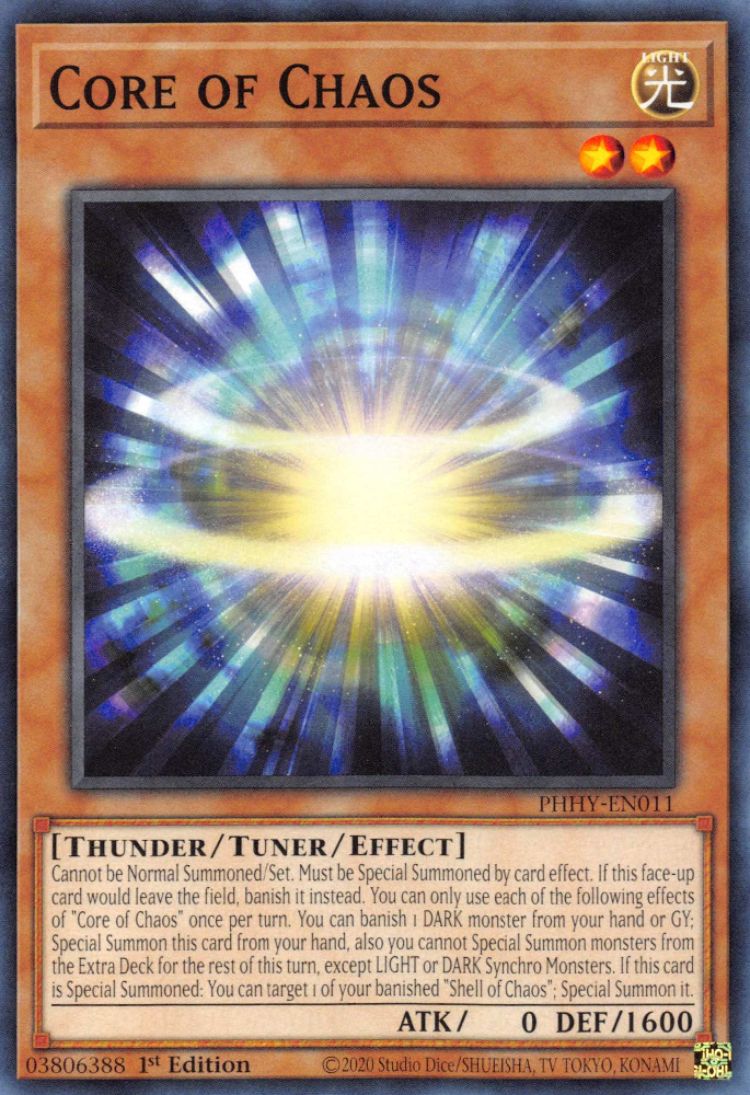Core of Chaos [PHHY-EN011] Common | Jomio and Rueliete's Cards and Comics