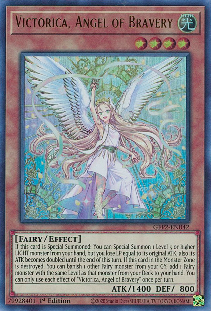Victorica, Angel of Bravery [GFP2-EN042] Ultra Rare | Jomio and Rueliete's Cards and Comics