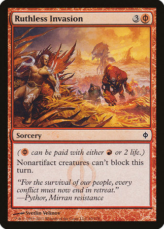 Ruthless Invasion [New Phyrexia] | Jomio and Rueliete's Cards and Comics