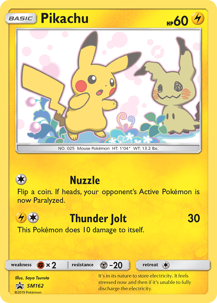 Pikachu (SM162) [Sun & Moon: Black Star Promos] | Jomio and Rueliete's Cards and Comics