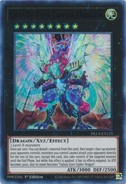 Galaxy-Eyes Cipher Dragon (Purple) [DLCS-EN125] Ultra Rare | Jomio and Rueliete's Cards and Comics
