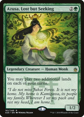 Azusa, Lost but Seeking [Masters 25] | Jomio and Rueliete's Cards and Comics
