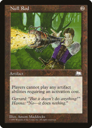 Null Rod [Weatherlight] | Jomio and Rueliete's Cards and Comics