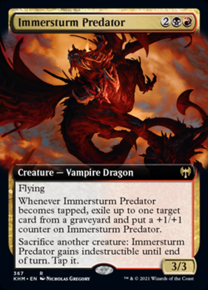 Immersturm Predator (Extended Art) [Kaldheim] | Jomio and Rueliete's Cards and Comics