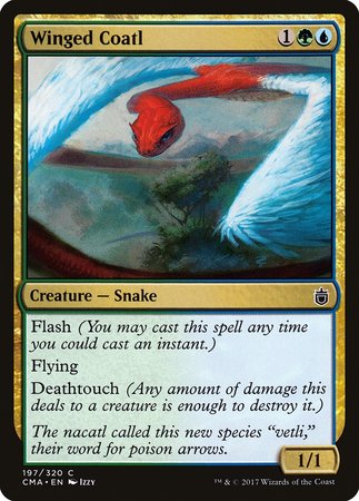 Winged Coatl [Commander Anthology] | Jomio and Rueliete's Cards and Comics