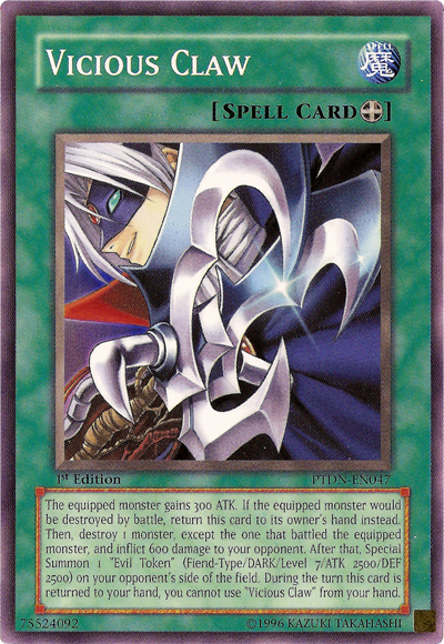 Vicious Claw [PTDN-EN047] Common | Jomio and Rueliete's Cards and Comics