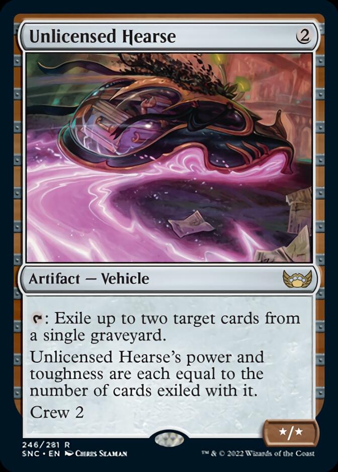 Unlicensed Hearse [Streets of New Capenna] | Jomio and Rueliete's Cards and Comics