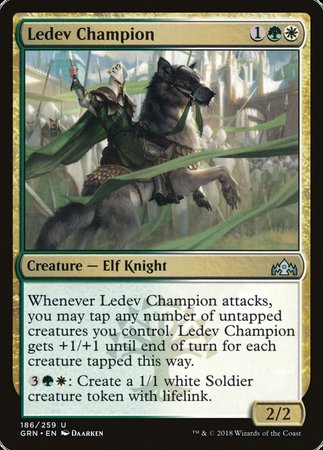 Ledev Champion [Guilds of Ravnica] | Jomio and Rueliete's Cards and Comics