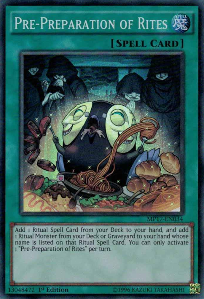 Pre-Preparation of Rites [MP17-EN034] Super Rare | Jomio and Rueliete's Cards and Comics
