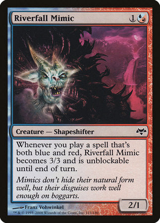 Riverfall Mimic [Eventide] | Jomio and Rueliete's Cards and Comics