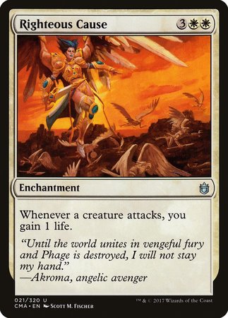 Righteous Cause [Commander Anthology] | Jomio and Rueliete's Cards and Comics