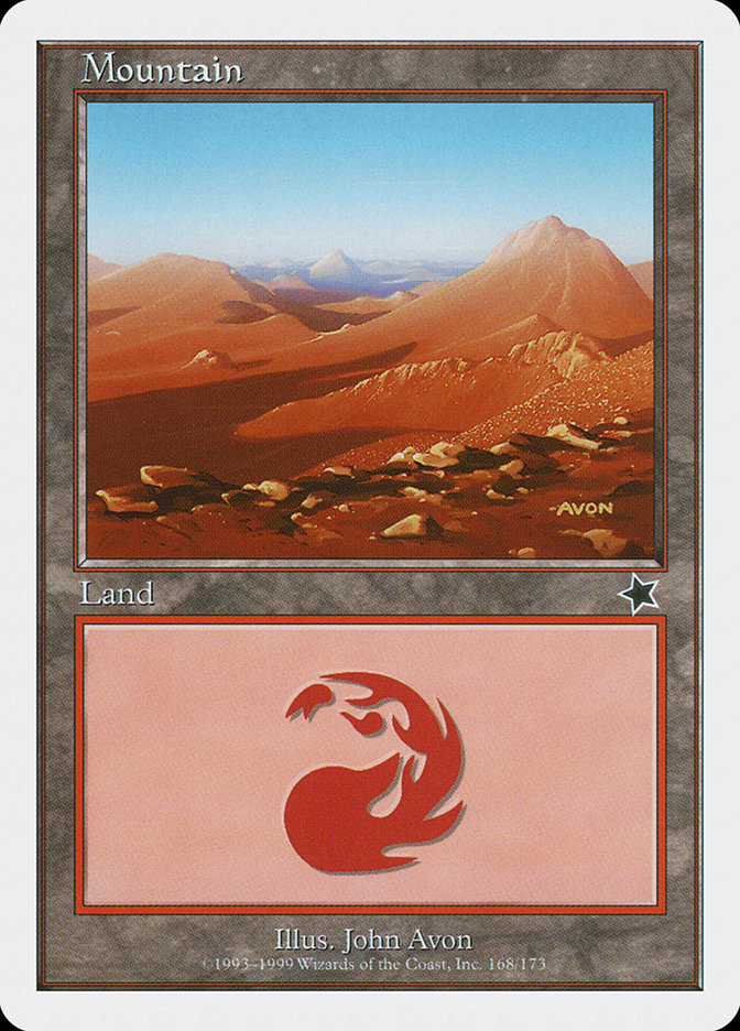 Mountain (168) [Starter 1999] | Jomio and Rueliete's Cards and Comics
