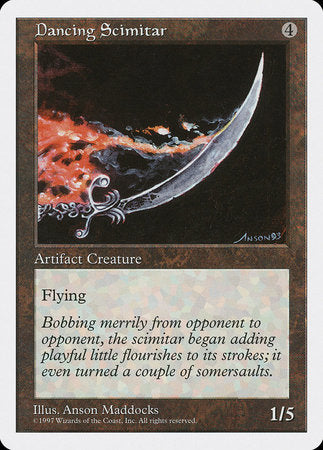 Dancing Scimitar [Fifth Edition] | Jomio and Rueliete's Cards and Comics