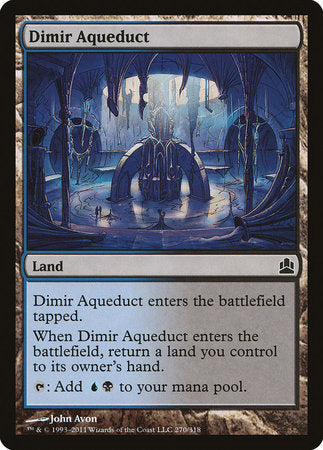 Dimir Aqueduct [Commander 2011] | Jomio and Rueliete's Cards and Comics
