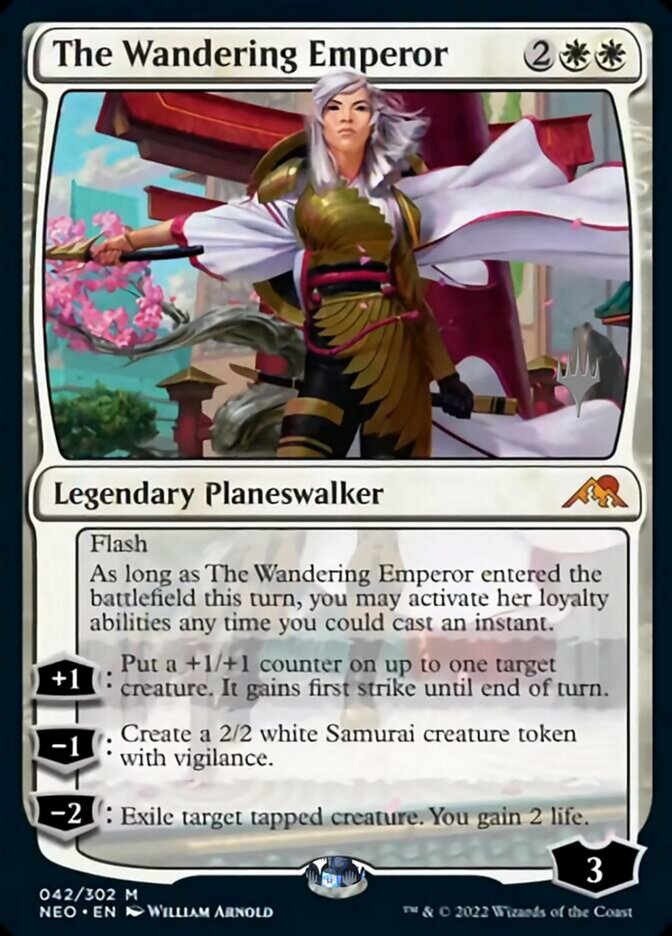 The Wandering Emperor (Promo Pack) [Kamigawa: Neon Dynasty Promos] | Jomio and Rueliete's Cards and Comics