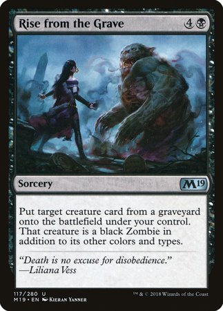 Rise from the Grave [Core Set 2019] | Jomio and Rueliete's Cards and Comics