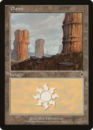 Plains (332) [Invasion] | Jomio and Rueliete's Cards and Comics