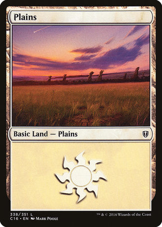 Plains (338) [Commander 2016] | Jomio and Rueliete's Cards and Comics