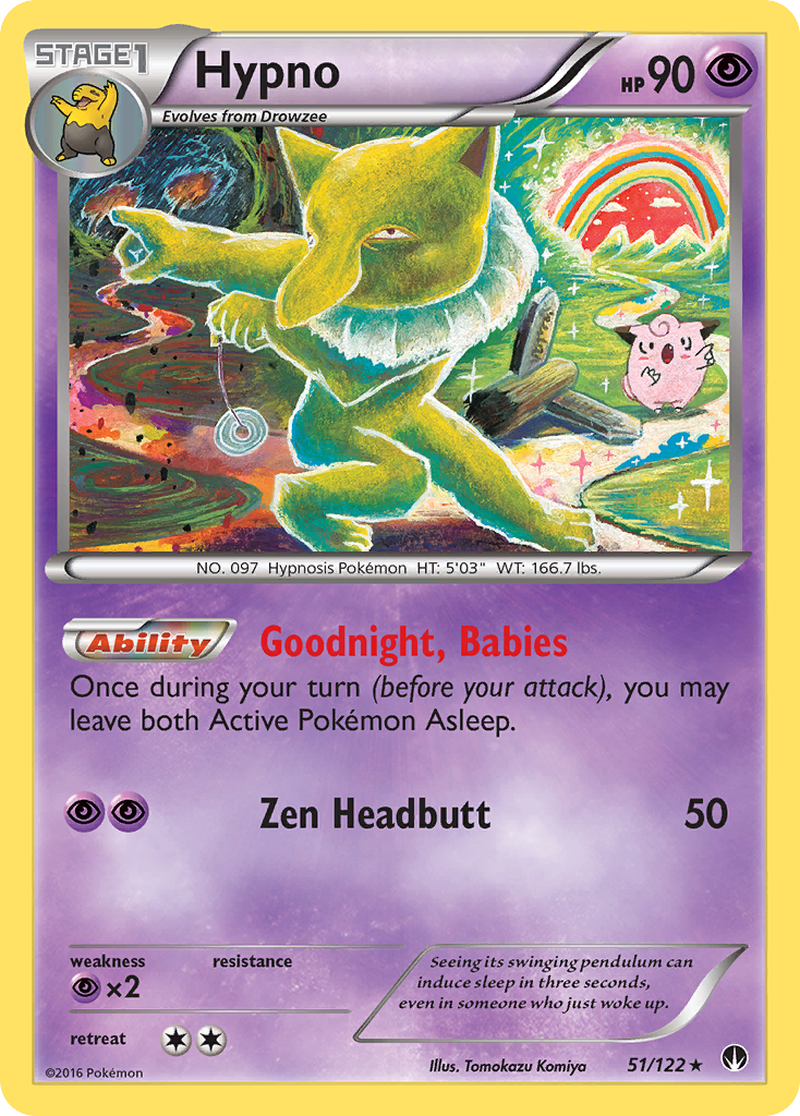 Hypno (51/122) [XY: BREAKpoint] | Jomio and Rueliete's Cards and Comics