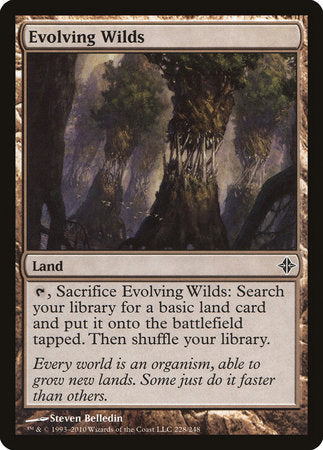 Evolving Wilds [Rise of the Eldrazi] | Jomio and Rueliete's Cards and Comics