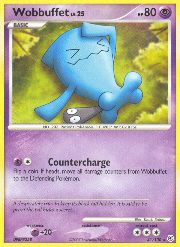 Wobbuffet (41/130) [Diamond & Pearl: Base Set] | Jomio and Rueliete's Cards and Comics