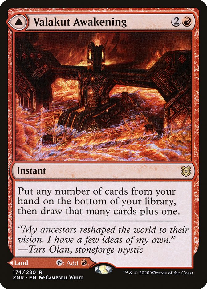 Valakut Awakening // Valakut Stoneforge [Zendikar Rising] | Jomio and Rueliete's Cards and Comics