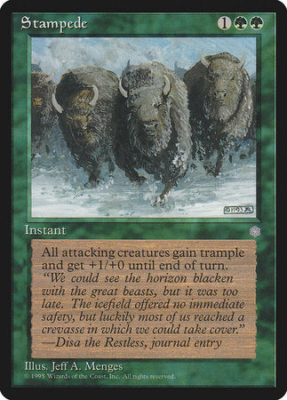 Stampede [Ice Age] | Jomio and Rueliete's Cards and Comics