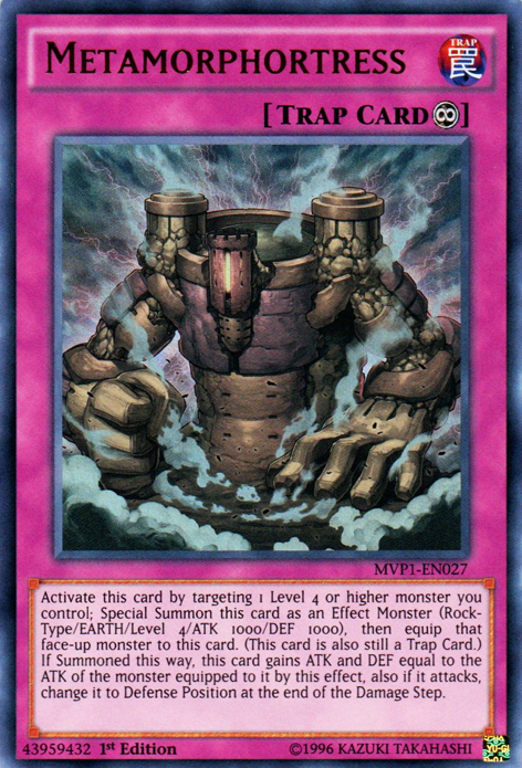 Metamorphortress [MVP1-EN027] Ultra Rare | Jomio and Rueliete's Cards and Comics