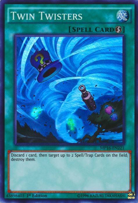 Twin Twisters [MP16-EN221] Super Rare | Jomio and Rueliete's Cards and Comics