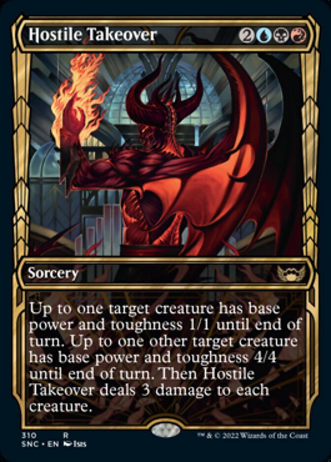 Hostile Takeover (Showcase Golden Age) [Streets of New Capenna] | Jomio and Rueliete's Cards and Comics
