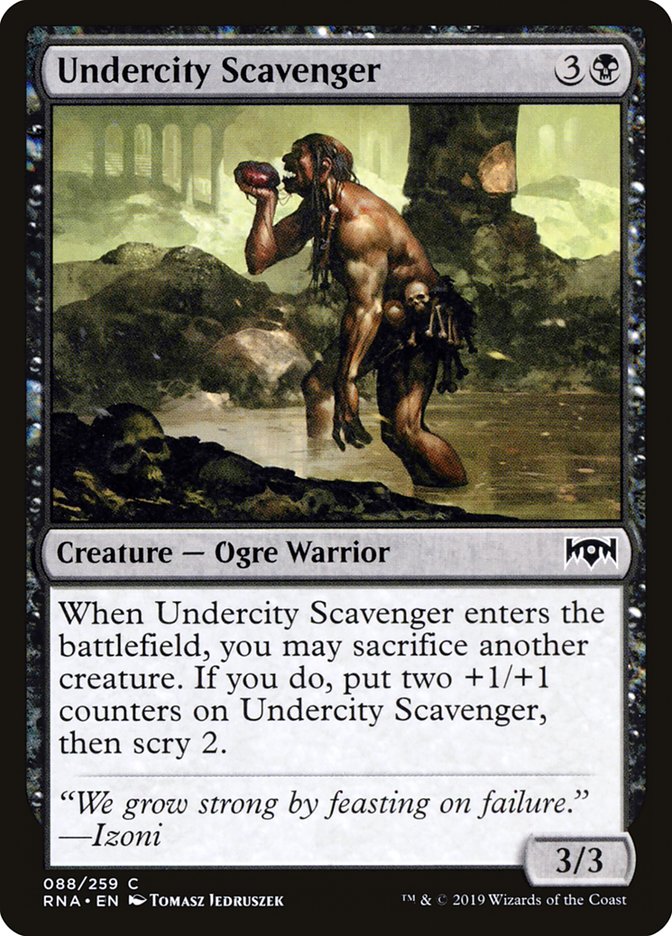 Undercity Scavenger [Ravnica Allegiance] | Jomio and Rueliete's Cards and Comics