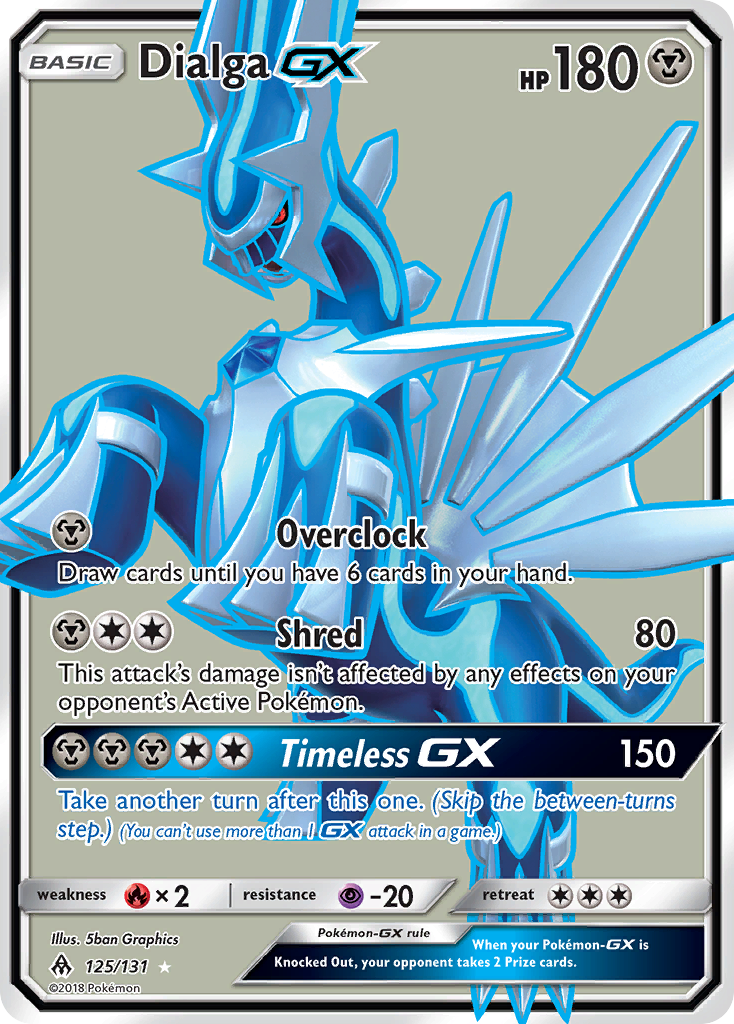 Dialga GX (125/131) [Sun & Moon: Forbidden Light] | Jomio and Rueliete's Cards and Comics