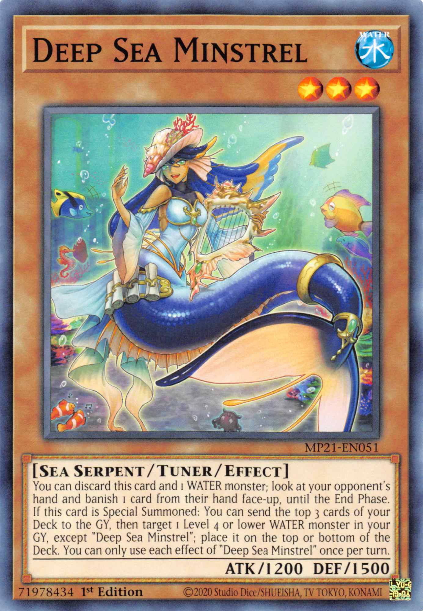 Deep Sea Minstrel [MP21-EN051] Common | Jomio and Rueliete's Cards and Comics
