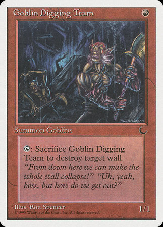 Goblin Digging Team [Chronicles] | Jomio and Rueliete's Cards and Comics