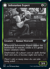 Infestation Expert // Infested Werewolf [Innistrad: Double Feature] | Jomio and Rueliete's Cards and Comics