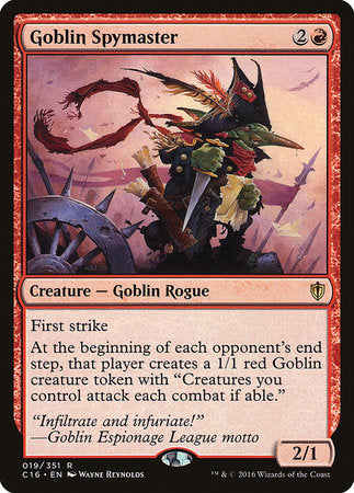 Goblin Spymaster [Commander 2016] | Jomio and Rueliete's Cards and Comics